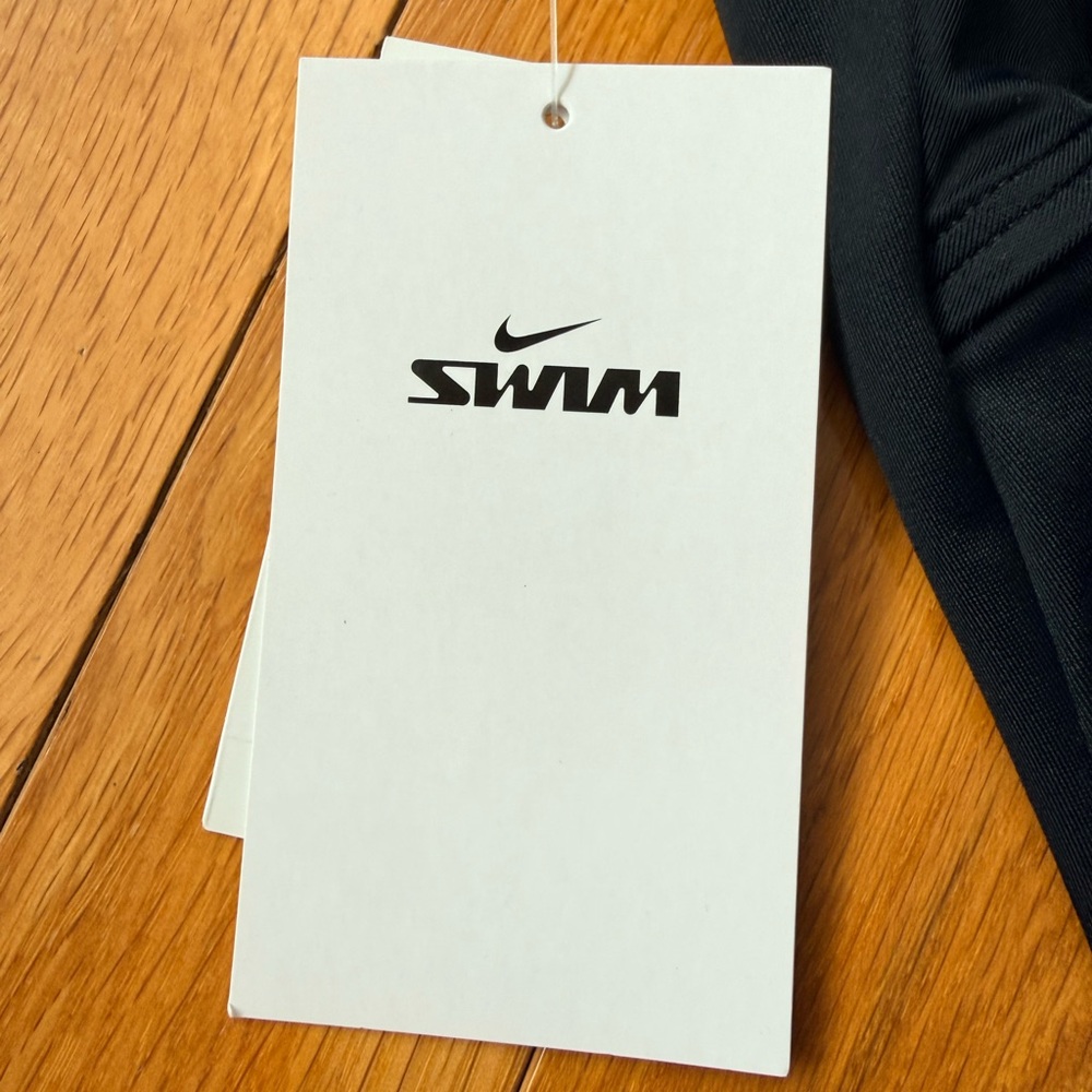 Nike Girls Black One-Piece Swimsuit - Picture 4 of 4